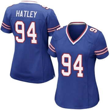 Rickey Hatley Women's Royal Blue Game Team Color Jersey