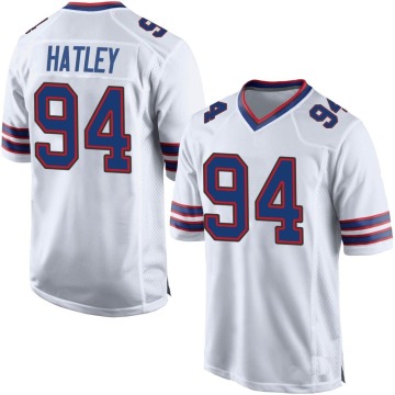 Rickey Hatley Youth White Game Jersey