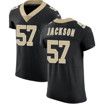 Rickey Jackson Men's Black Elite Team Color Vapor Untouchable Jersey