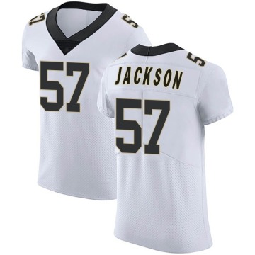 Rickey Jackson Men's White Elite Vapor Untouchable Jersey