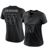 Rickey Jackson Women's Black Limited Reflective Jersey