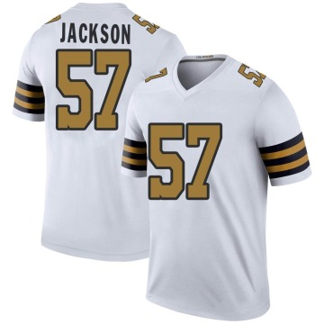 Rickey Jackson Youth White Legend Color Rush Jersey