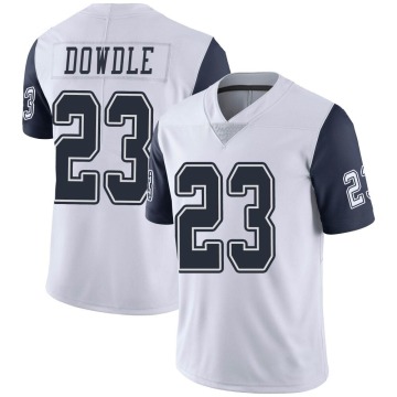 Rico Dowdle Youth White Limited Color Rush Vapor Untouchable Jersey