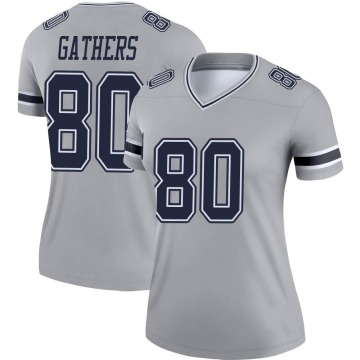 Rico Gathers Women's Gray Legend Inverted Jersey