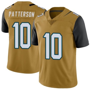 Riley Patterson Youth Gold Limited Color Rush Vapor Untouchable Jersey