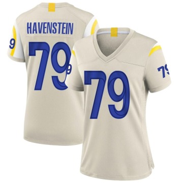 Rob Havenstein Women's Game Bone Jersey
