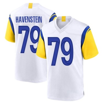 Rob Havenstein Youth White Game Jersey