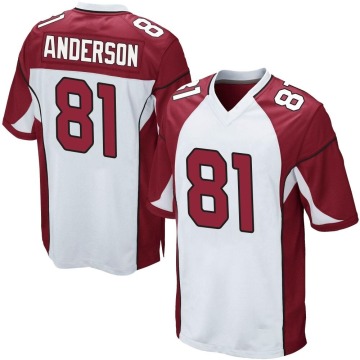 Robbie Anderson Men's White Game Jersey