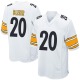 Rocky Bleier Youth White Game Jersey