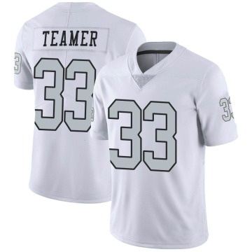 Roderic Teamer Men's White Limited Color Rush Jersey