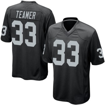 Roderic Teamer Youth Black Game Team Color Jersey