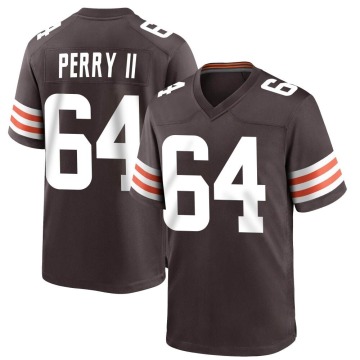 Roderick Perry II Men's Brown Game Team Color Jersey