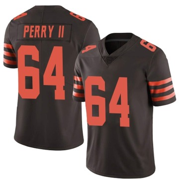 Roderick Perry II Men's Brown Limited Color Rush Jersey
