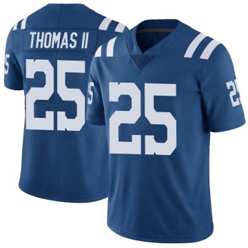 Rodney Thomas II Youth Royal Limited Color Rush Vapor Untouchable Jersey