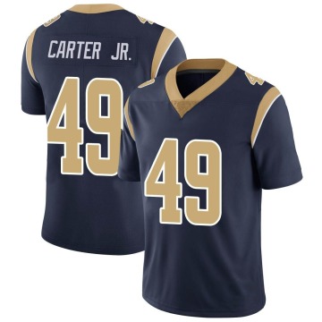 Roger Carter Jr. Youth Navy Limited Team Color Vapor Untouchable Jersey