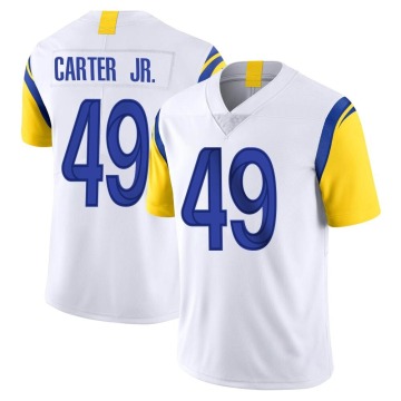 Roger Carter Jr. Youth White Limited Vapor Untouchable Jersey