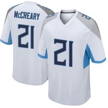 Roger McCreary Youth White Game Jersey
