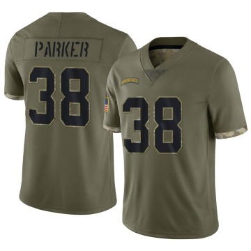 Ron Parker Men's Olive Limited 2022 Salute To Service Jersey