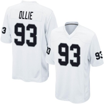 Ronald Ollie Men's White Game Jersey