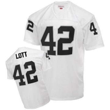 Ronnie Lott Men's White Authentic Throwback Jersey