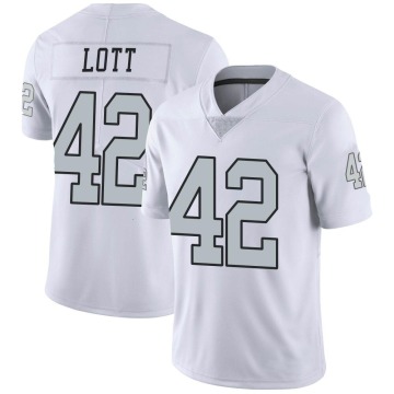 Ronnie Lott Men's White Limited Color Rush Jersey