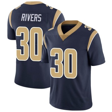 Ronnie Rivers Youth Navy Limited Team Color Vapor Untouchable Jersey