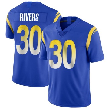 Ronnie Rivers Youth Royal Limited Alternate Vapor Untouchable Jersey
