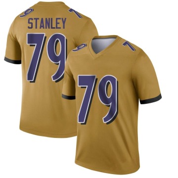 Ronnie Stanley Men's Gold Legend Inverted Jersey