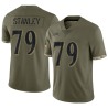 Ronnie Stanley Youth Olive Limited 2022 Salute To Service Jersey