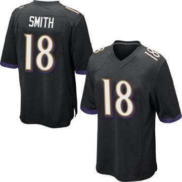 Roquan Smith Youth Black Game Jersey