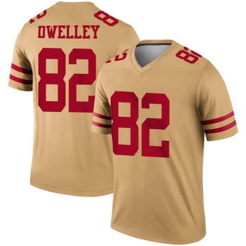 Ross Dwelley Youth Gold Legend Inverted Jersey