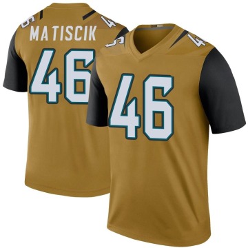 Ross Matiscik Youth Gold Legend Color Rush Bold Jersey