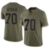 Royce Newman Youth Olive Limited 2022 Salute To Service Jersey