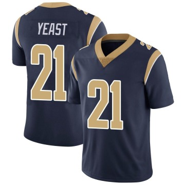 Russ Yeast Men's Navy Limited Team Color Vapor Untouchable Jersey