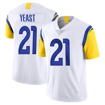 Russ Yeast Youth White Limited Vapor Untouchable Jersey