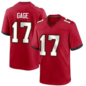 Russell Gage Youth Red Game Team Color Jersey