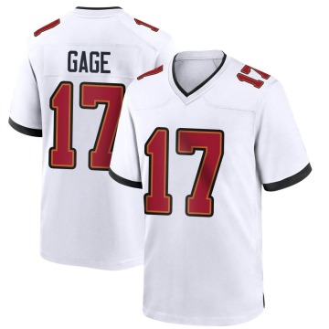 Russell Gage Youth White Game Jersey
