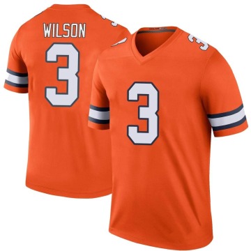 Russell Wilson Youth Orange Legend Color Rush Jersey