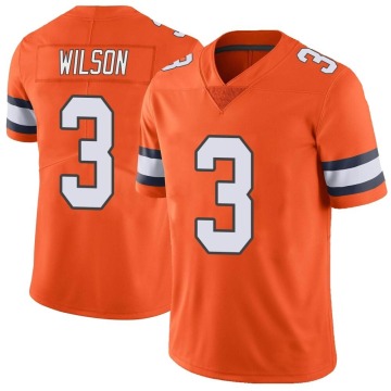 Russell Wilson Youth Orange Limited Color Rush Vapor Untouchable Jersey