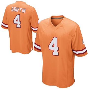 Ryan Griffin Men's Orange Game Alternate Jersey
