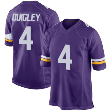 Ryan Quigley Men's Purple Game Team Color Jersey