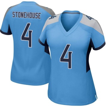 Ryan Stonehouse Women's Light Blue Game Jersey