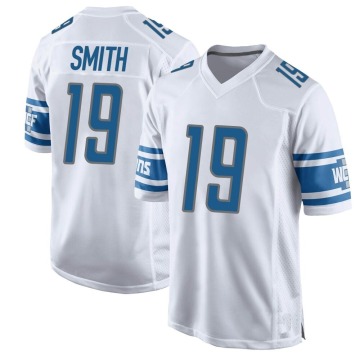 Saivion Smith Youth White Game Jersey