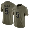 Sam Ficken Youth Olive Limited 2022 Salute To Service Jersey