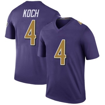 Sam Koch Men's Purple Legend Color Rush Jersey
