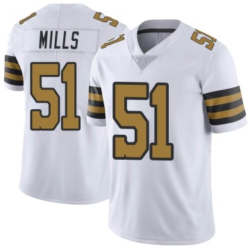 Sam Mills Men's White Limited Color Rush Jersey