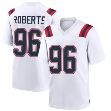Sam Roberts Youth White Game Jersey