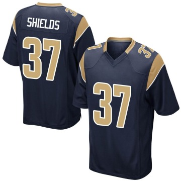 Sam Shields Youth Navy Game Team Color Jersey