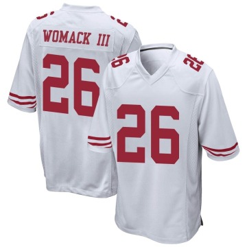 Samuel Womack III Youth White Game Jersey