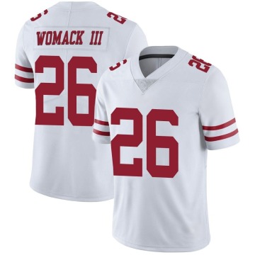 Samuel Womack III Youth White Limited Vapor Untouchable Jersey